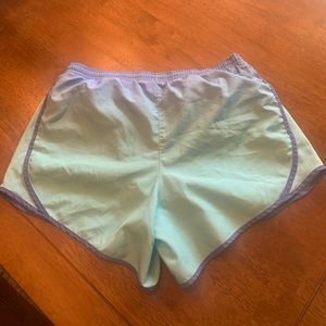 Nike dri fit l baby blue shorts for girls